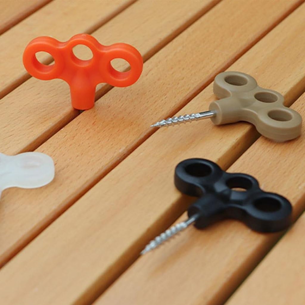 Orange Tent Pegs 2 Pack Heavy Duty Camping Outdoor Activities Stakes