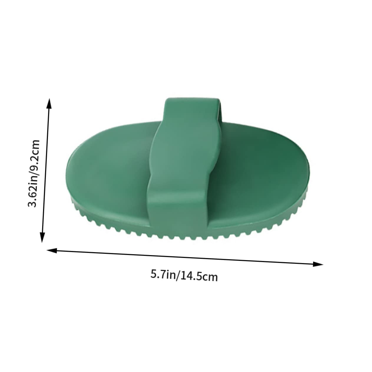 2 Pack Pet Massage Brush for Dog and Cat Grooming Green