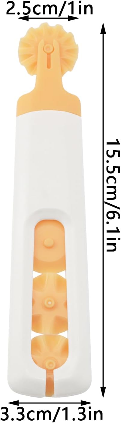 Yellow Raster Pattern Pastry & Tart Cutter - Cake Decorating Tool