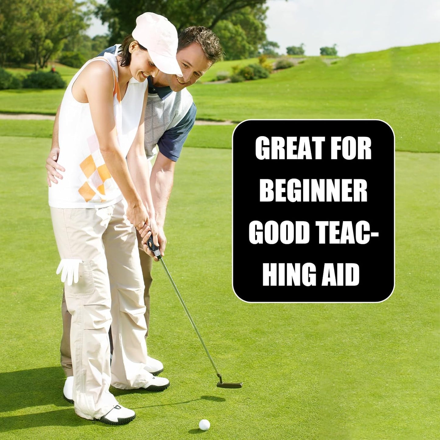 Golf Grip Trainer for Right-Handed Players Perfect Grip & Swing Training Aid Easy to Attach to Any Golf Club
