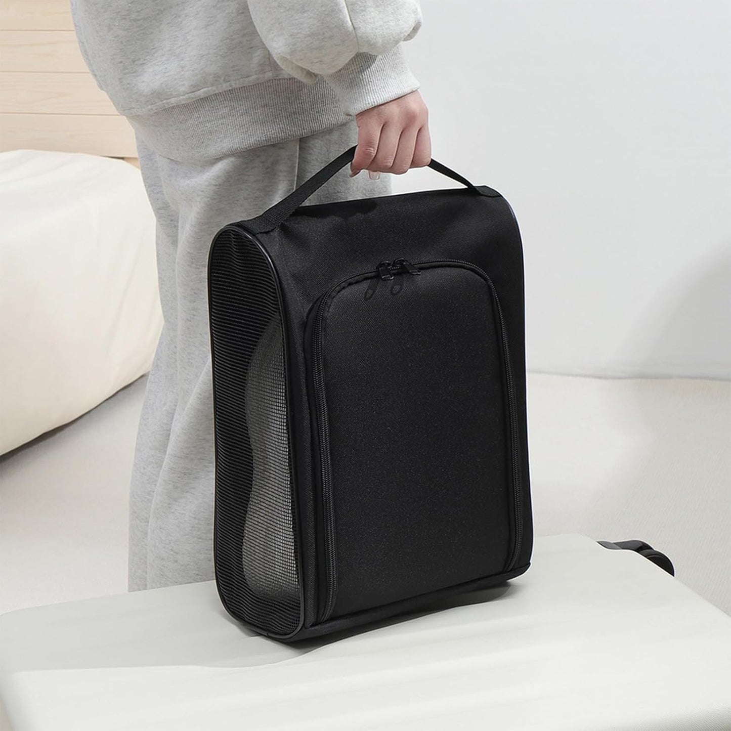 Waterproof Shoe Bag for Travel Vacation Sports Foldable Compact Luggage Organizer
