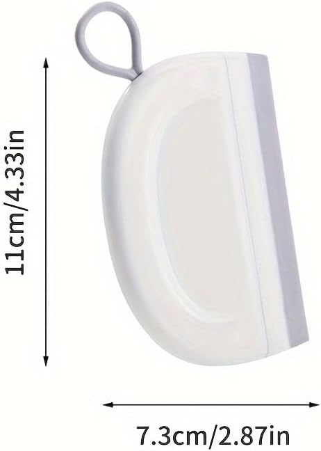 2 Pack Silicone Squeegee with Hanging Hook for Bathroom Mirror and Car Streak-Free Cleaning Tool