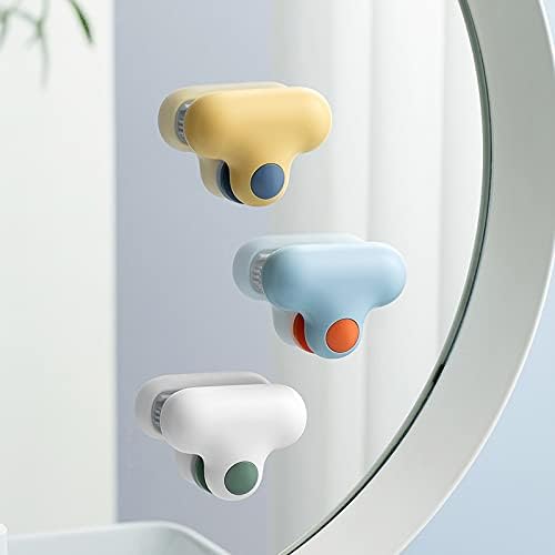 3-Pack Mini Shower Squeegee with Suction Cup - Small Window Cleaner for Bathroom & Mirror