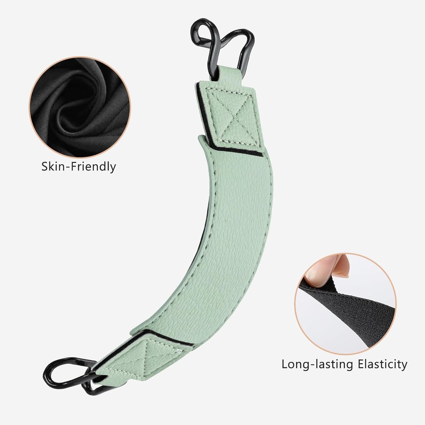 Elastic Green Handband for 6-7.5 inch E-book Tablet - High Stretch E-Reader Accessory