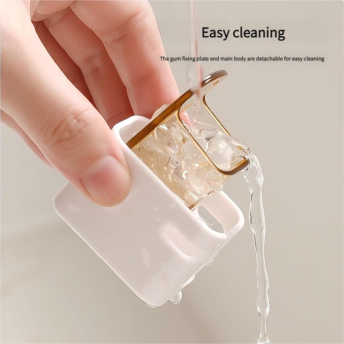 2 Pack Toilet Brush Holder with Lid No Drilling Waterproof Dustproof Bathroom Wall Mounted
