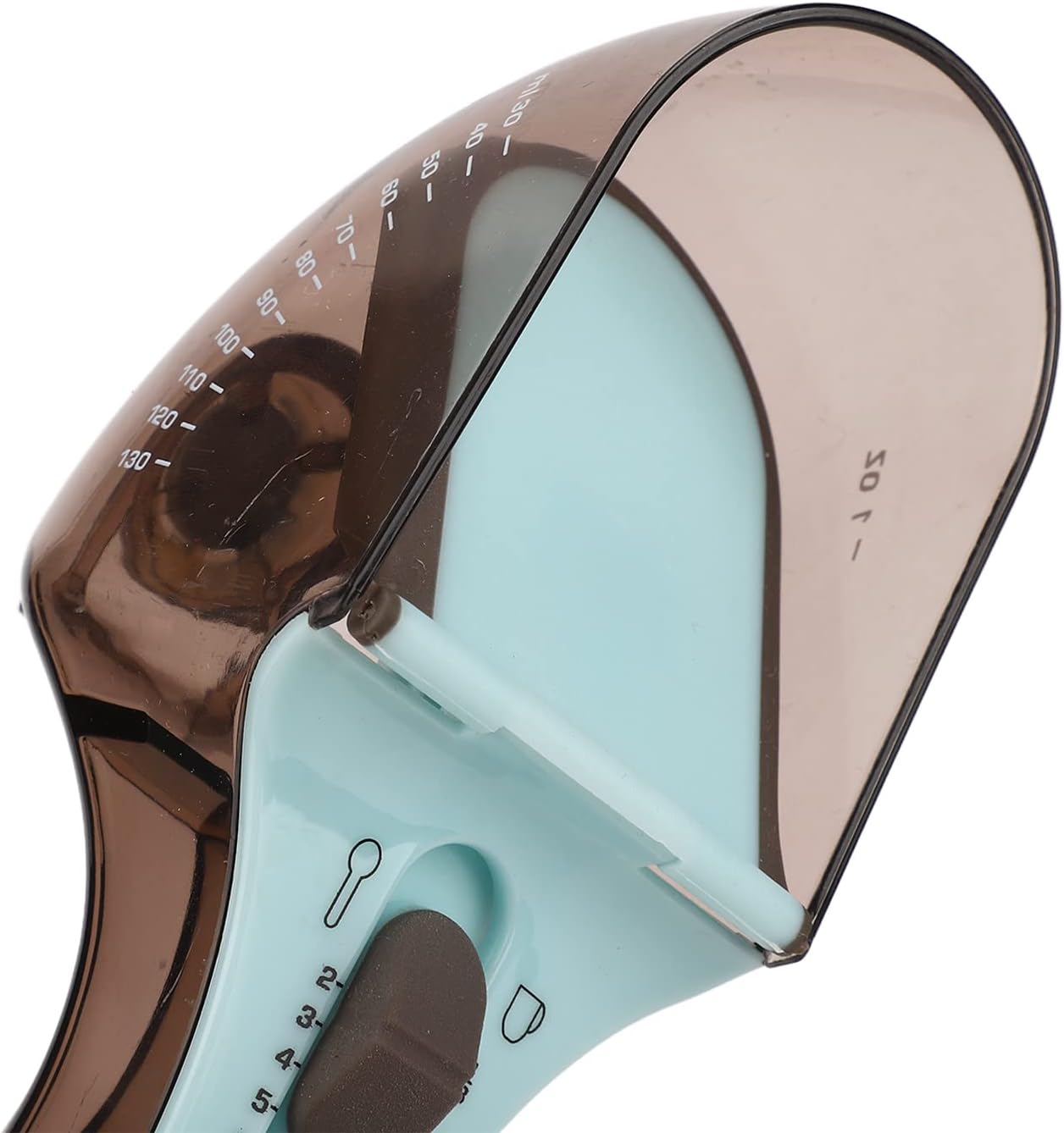 Adjustable 2-Piece Measuring Spoon Set with Scale Plastic Kitchen Tool for Coffee Milk Mask Powder Measurement