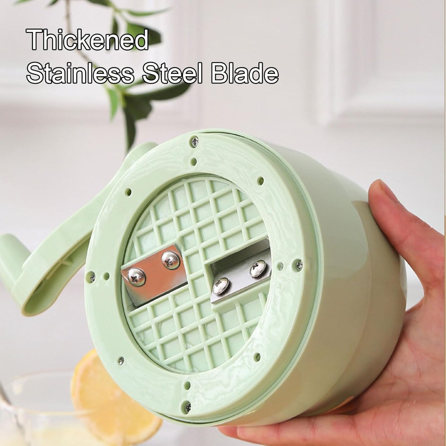 1 Piece Green Manual Multifunctional Slushy Machine Ice Crusher Portable Snow Cone Maker Household Small Ice Breaker for Cafes Restaurants Ice Cream Shops