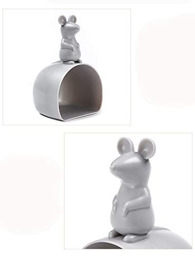 Cartoon Mouse Grey Rice Paddle - Kitchen Tool for Grains