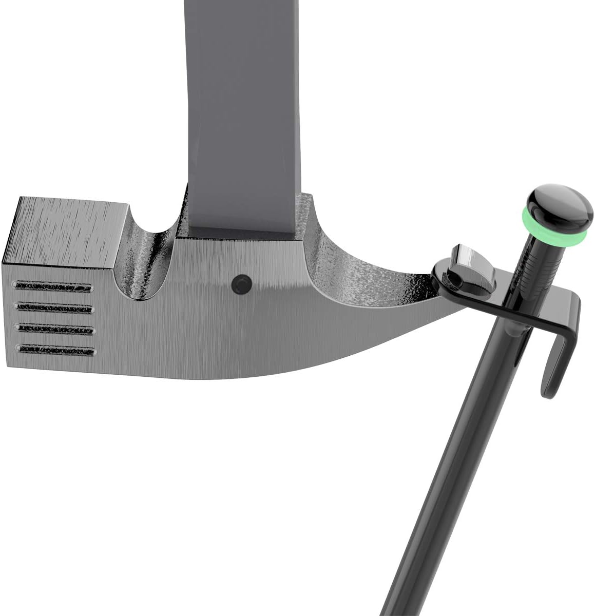 30cm Camping Hammer with Carrying Cord Tent Hammer Fish Scaler & Rubber Grip Stainless Steel Camping Tool