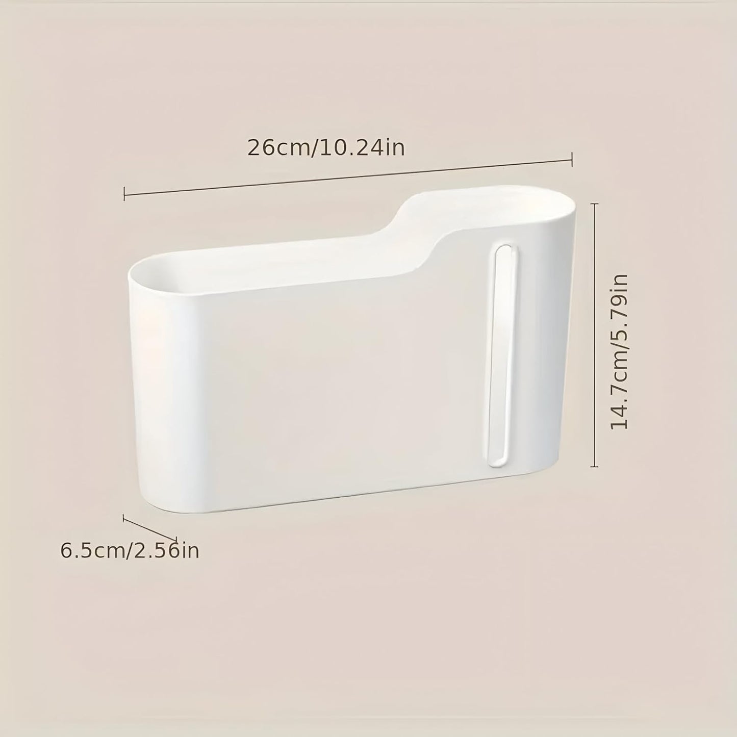 Multifunctional Wall-Mounted Storage Rack Set No Drilling Required Trash Bag Holder Bathroom Dispenser
