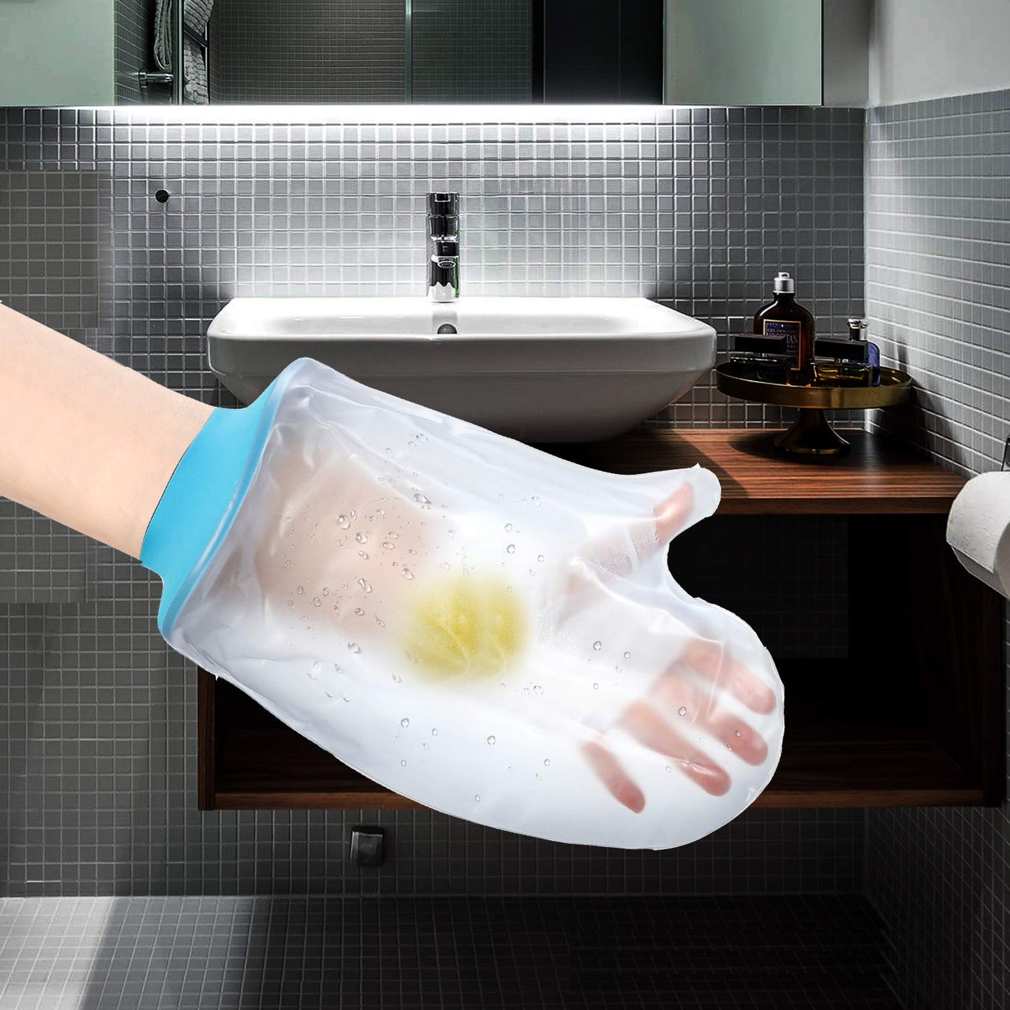 Reusable Waterproof Arm Cast Cover for Adults & Kids - 100% Watertight Protection for Plaster, Bandages or Wounds - 1 Piece