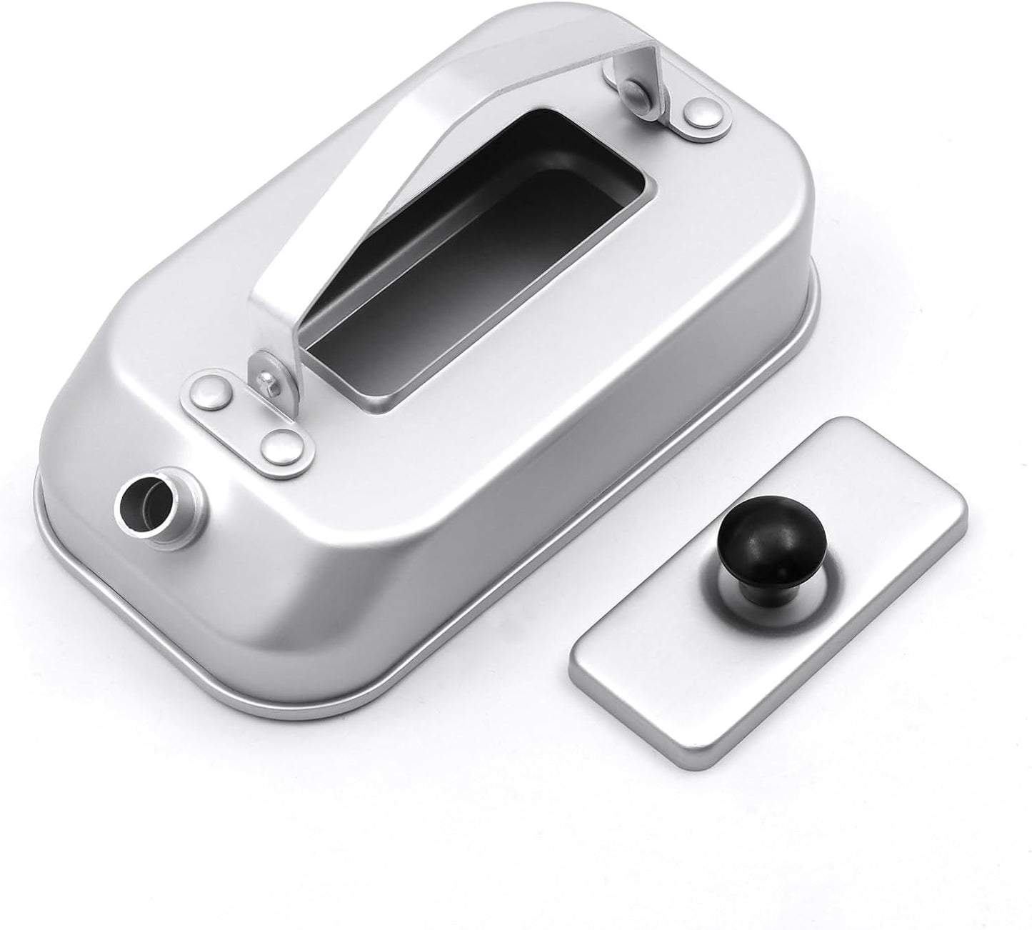 300ml Silver Aluminium Lightweight Camping Water Bottle for Outdoor Activities Hiking Backpacking Campfires