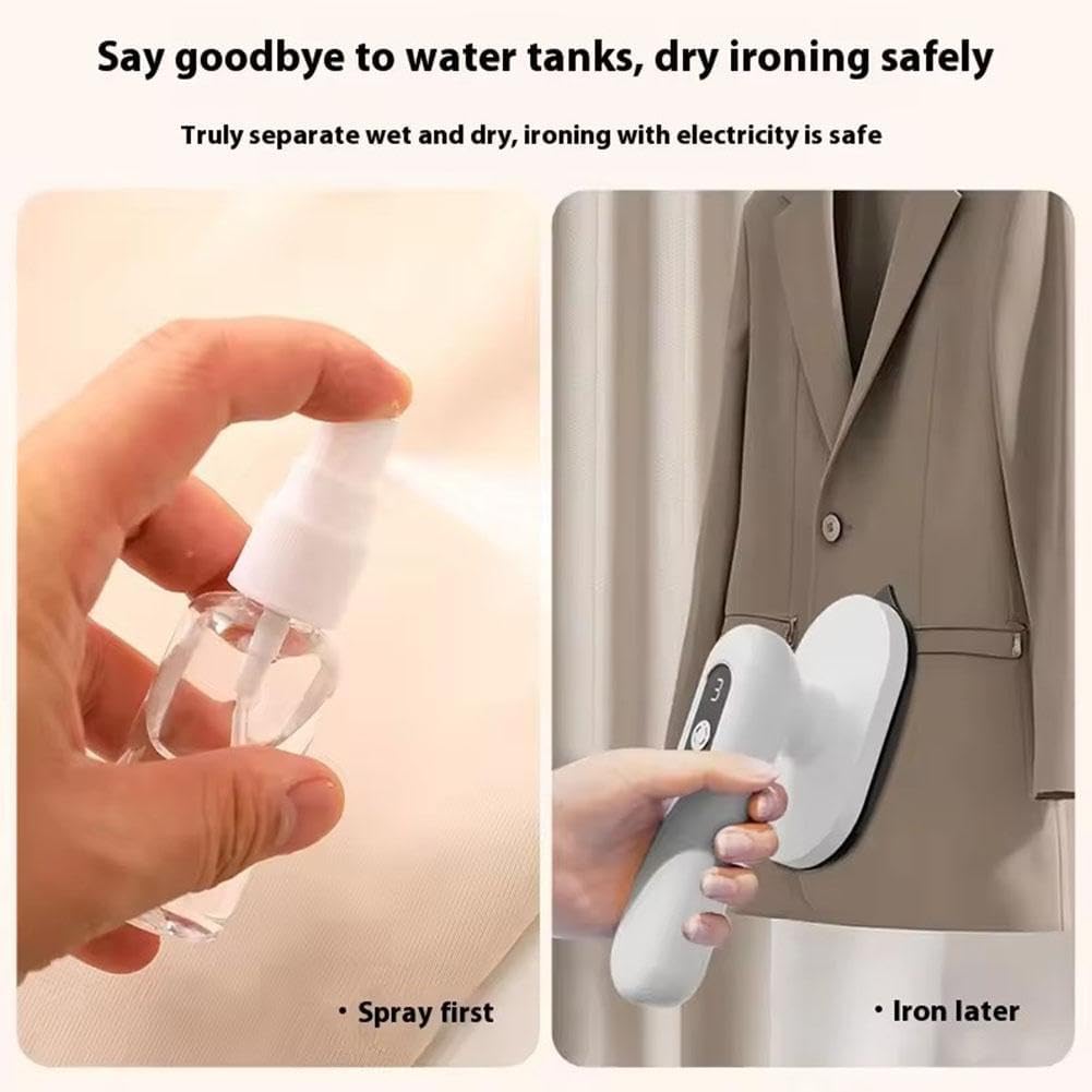Clothing Steamer 1 Piece White Fast Heating Lightweight Easy to Iron Gentle on Fabrics Suitable for Home Travel Office