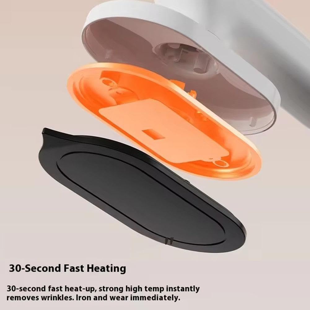 Clothing Steamer 1 Piece White Fast Heating Lightweight Easy to Iron Gentle on Fabrics Suitable for Home Travel Office