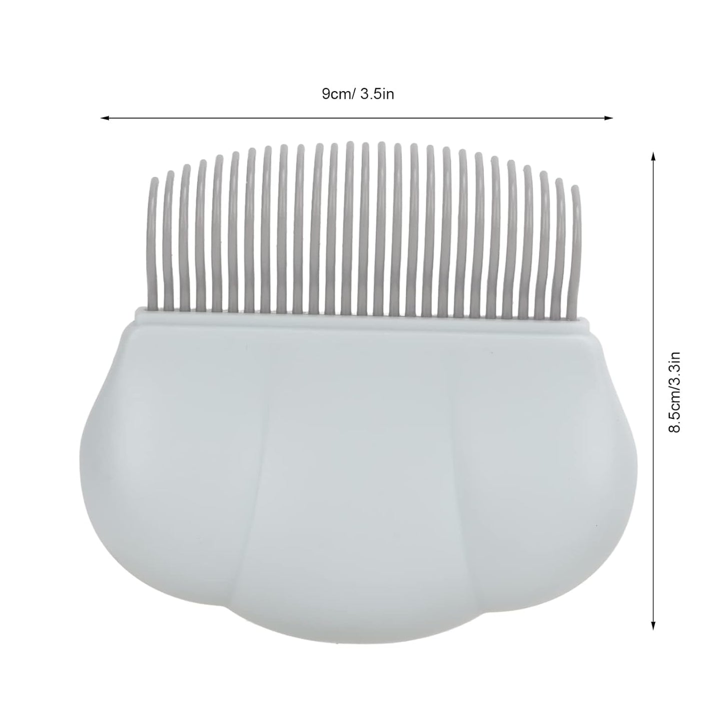 White Pet Hair Remover Brush for Dogs and Cats Anti-Shedding Grooming Tool