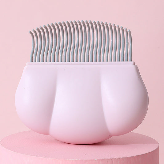 Pink Pet Hair Remover Brush Suitable for Cats and Dogs Anti-Shedding Grooming Tool 1 Piece