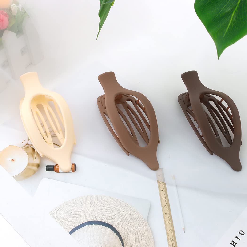 Women's Hair Clips 3 Pack 12cm Non-Slip Hair Clamps Hair Accessories