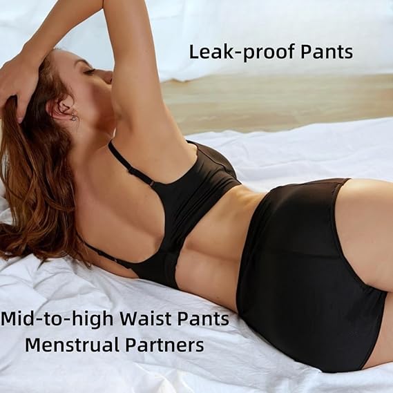 Women's 8-Pack L Size Multi-Colour Leakproof Briefs Underwear