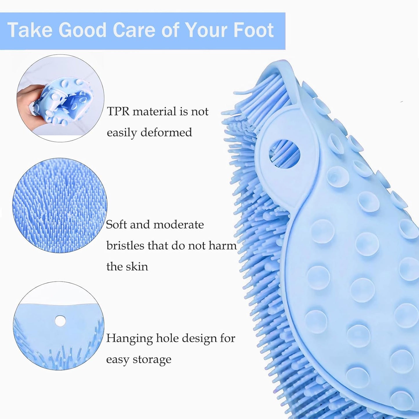 Non-Slip Bath Mat with Suction Cups Multifunctional Shower Mat for Bathroom Safety and Comfort