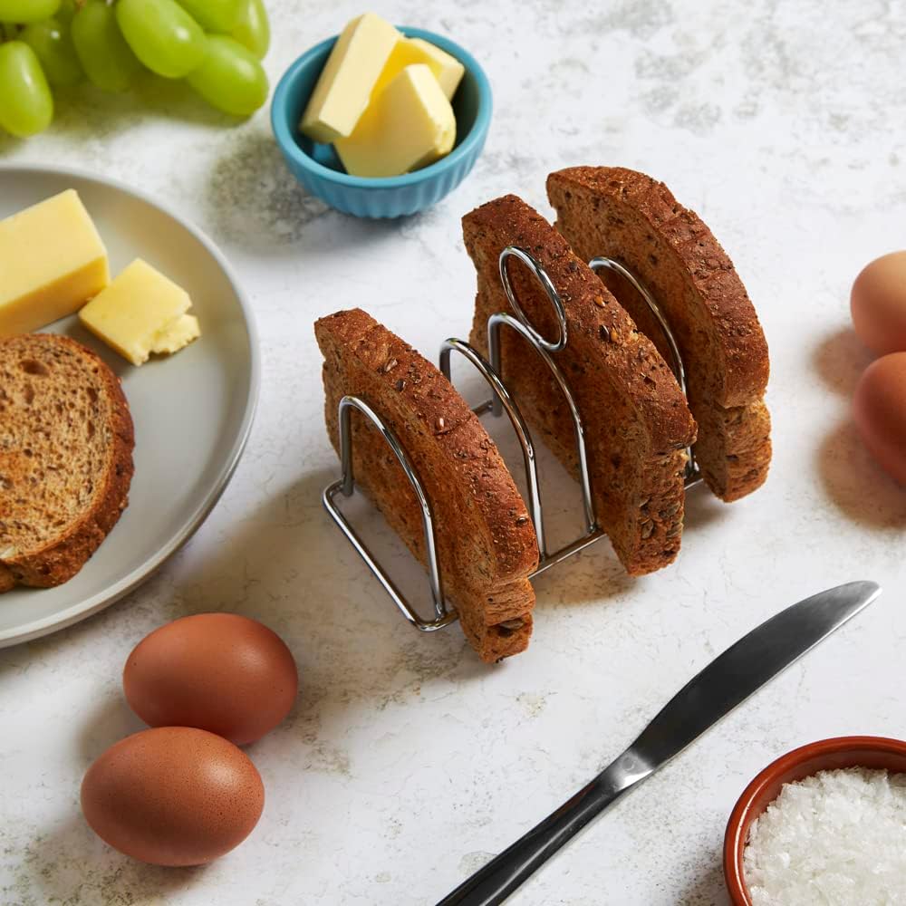 6 Pack 13cmx14cmx7cm Bread Rack Kitchen Accessory for Home Outdoor Camping Picnics