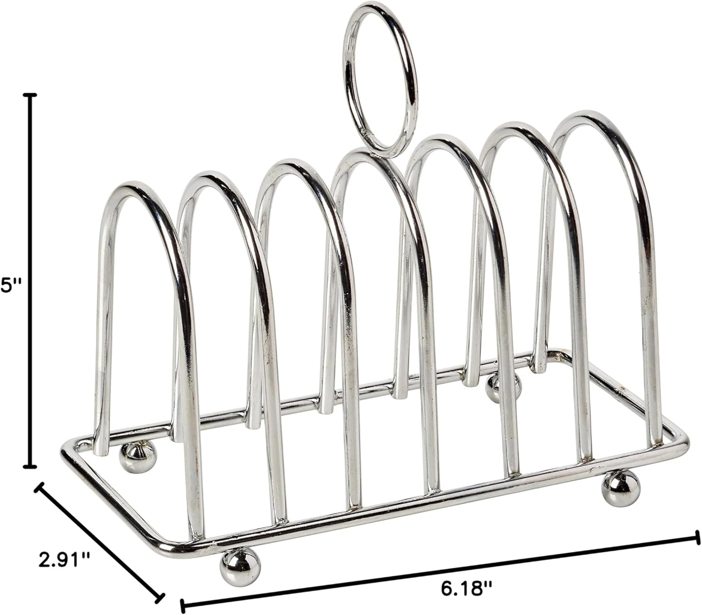 6 Pack 13cmx14cmx7cm Bread Rack Kitchen Accessory for Home Outdoor Camping Picnics