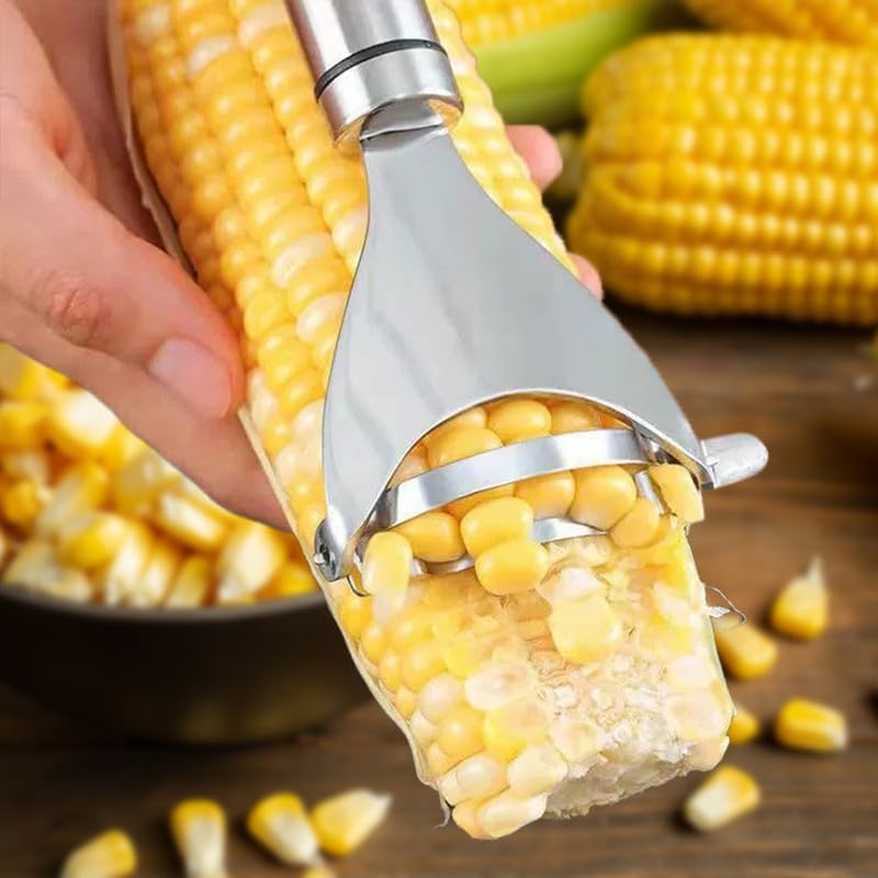 Stainless Steel Corn Kernel Peeler Tool Fast Corn Separator Maize Granulator Efficient Kitchen Gadget