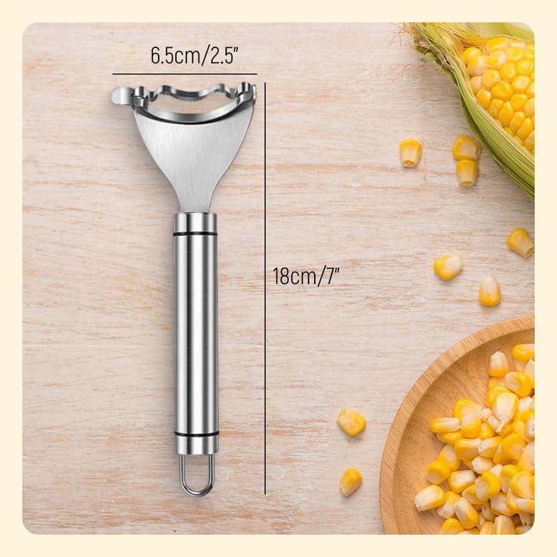 Stainless Steel Corn Kernel Peeler Tool Fast Corn Separator Maize Granulator Efficient Kitchen Gadget