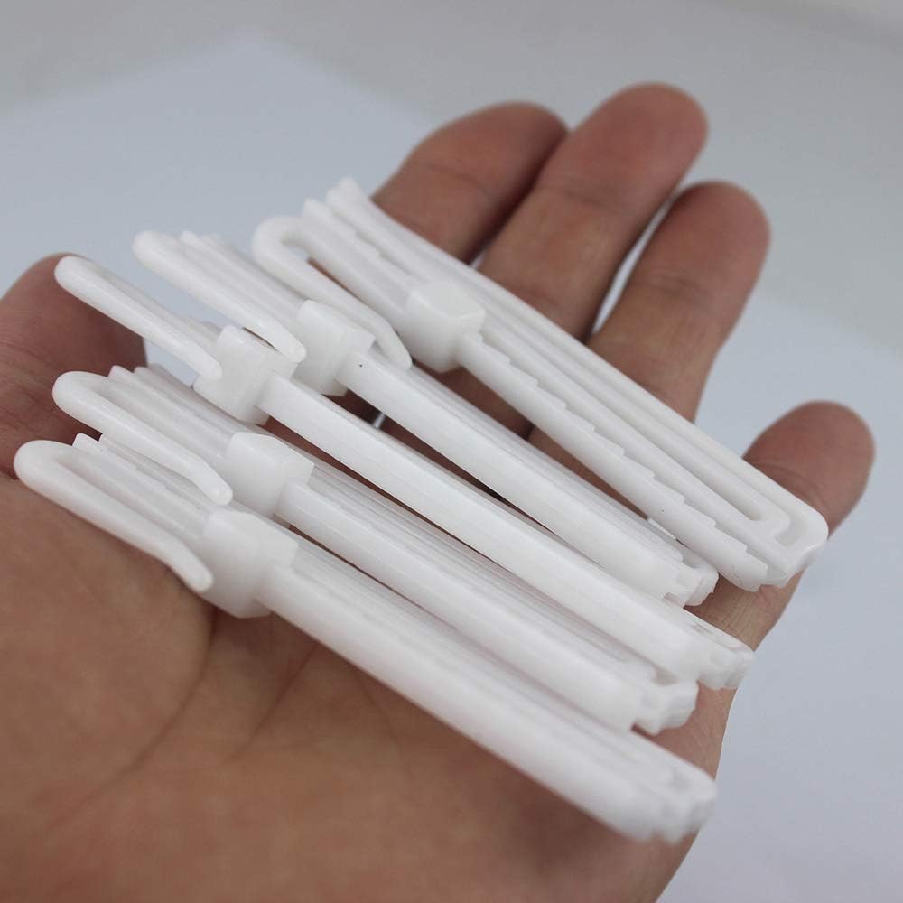 30 Pack 85mm White Curtain Hooks Window Decoration Accessories
