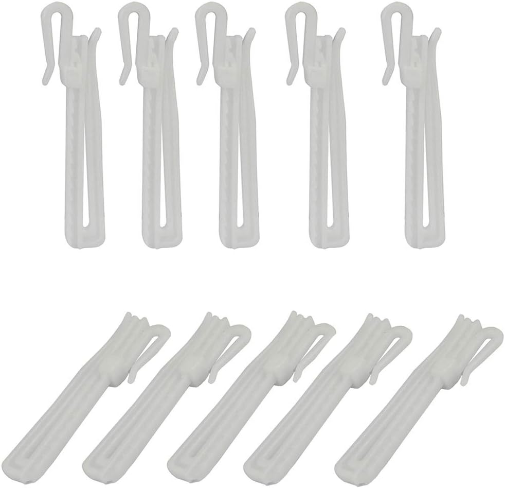 30 Pack 85mm White Curtain Hooks Window Decoration Accessories