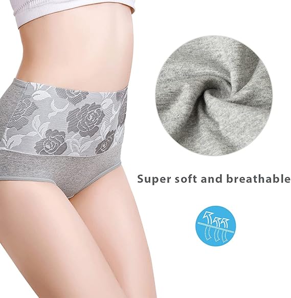 Women's 5-Pack L Size Multi-Colour Leakproof Briefs Underwear