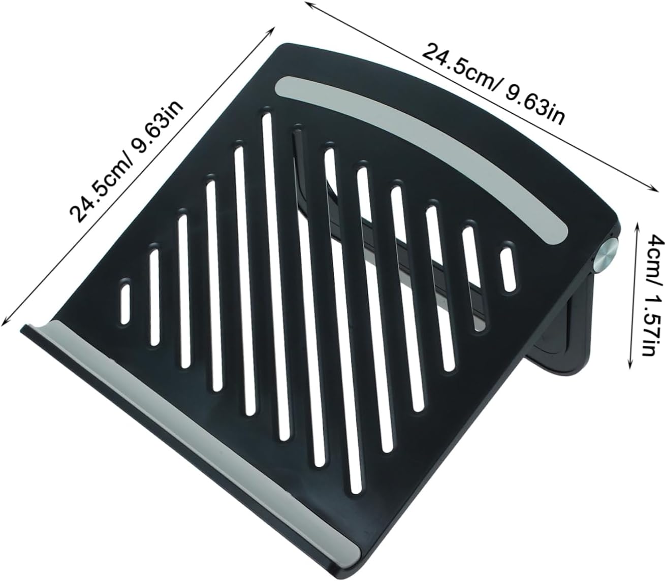 Adjustable Laptop Stand 24x24x4cm Multi-Use Tablet Holder Portable Ergonomic Desk Stand Pink