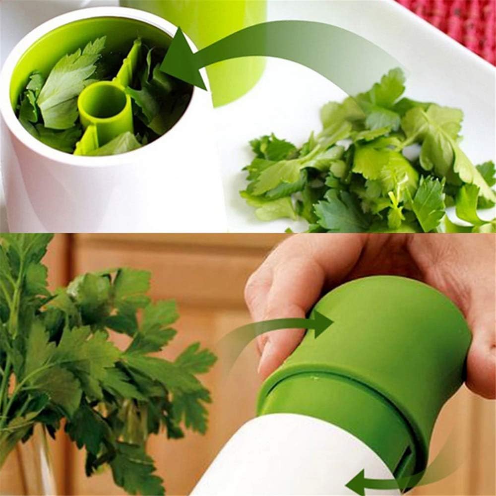 17cm Green Manual Fresh Herb Grinder for Kitchen