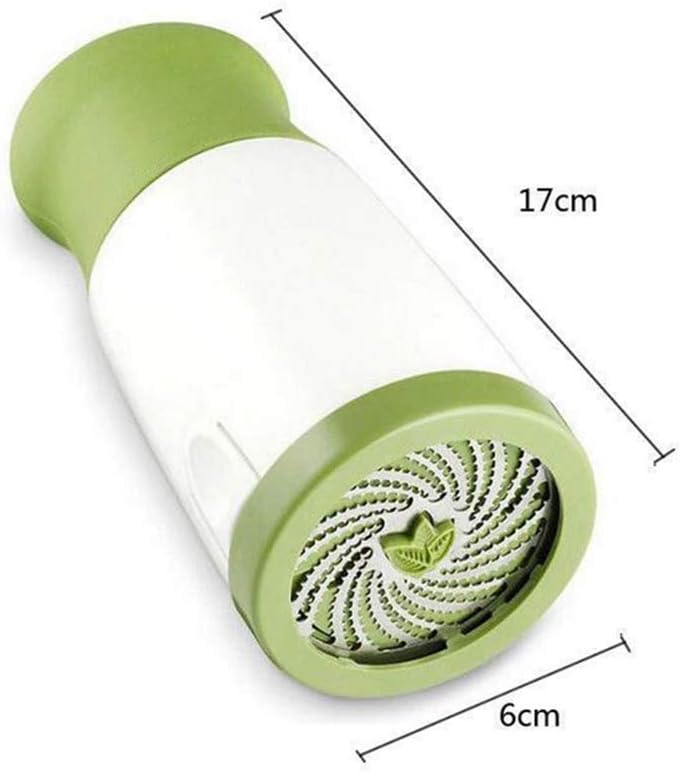 17cm Green Manual Fresh Herb Grinder for Kitchen
