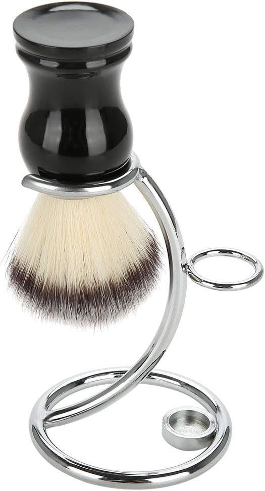 Men's Stainless Steel Silver Razor Holder - Shaving Brush Stand