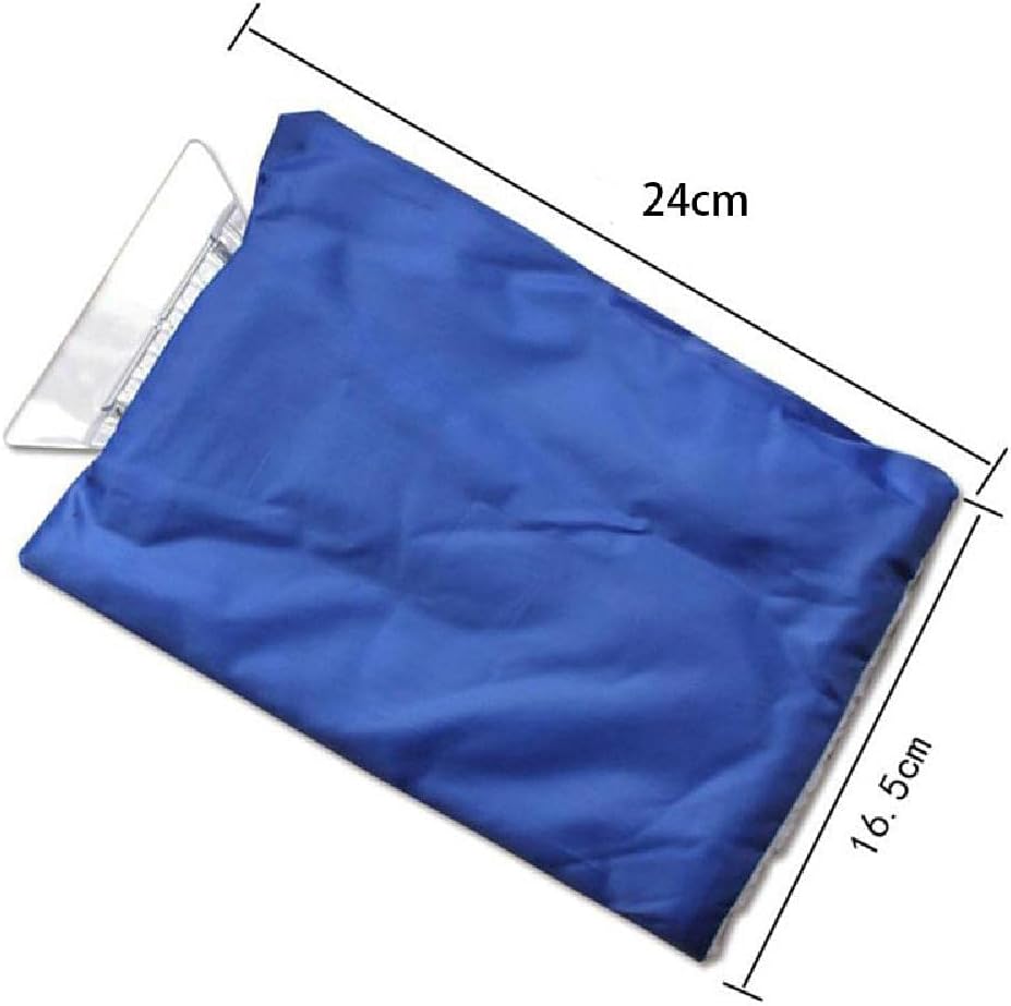 2 in 1 Car Ice Scraper and Window Cleaner Set Red and Blue 2 Pieces