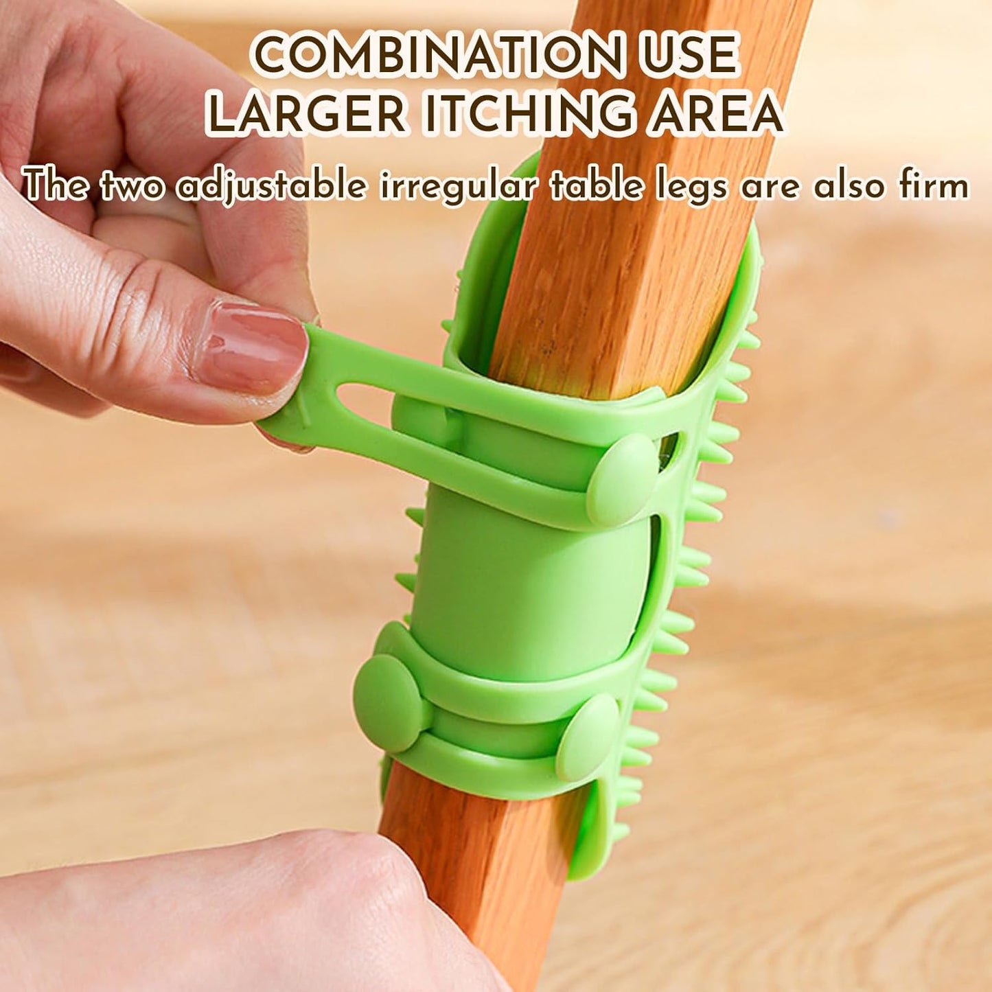 3 Pack Adjustable Silicone Massage Cat Grooming Brush Self-Cleaning Corner Wall Mounted Cat Scratching Comb for Table Legs