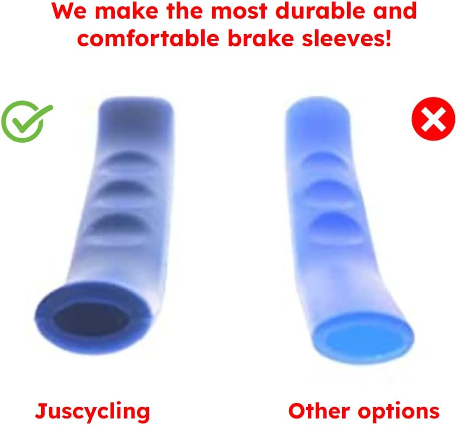 Silicone Bike Handlebar Grips Set 75x12mm Black Red Green Blue Yellow 5 Pairs Universal Fit
