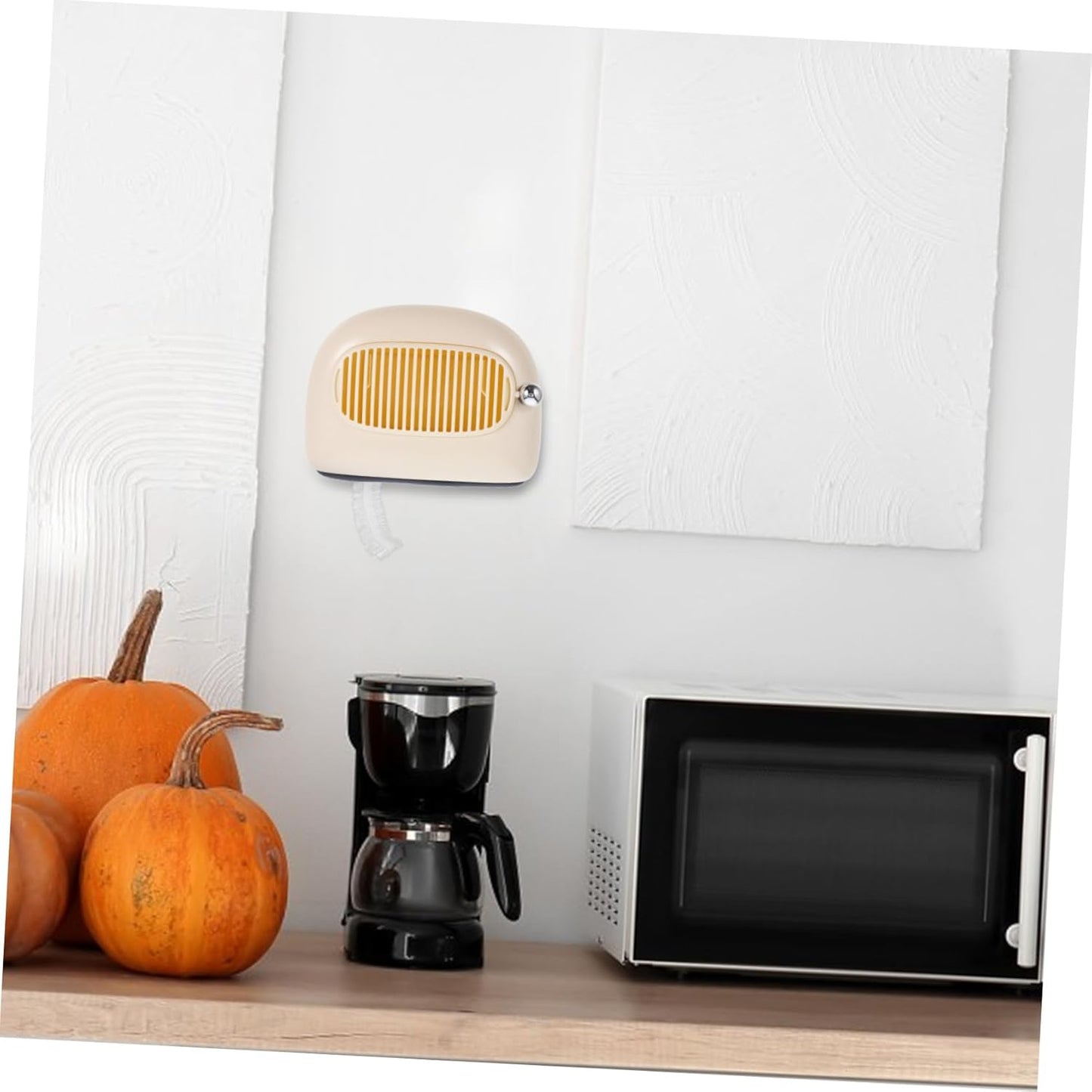 Wall-Mounted Pouch Dispenser - Multifunctional for Bathroom Kitchen Home - Yellow - 1 Piece