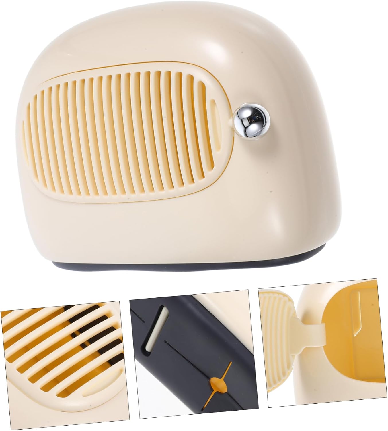 Wall-Mounted Pouch Dispenser - Multifunctional for Bathroom Kitchen Home - Yellow - 1 Piece