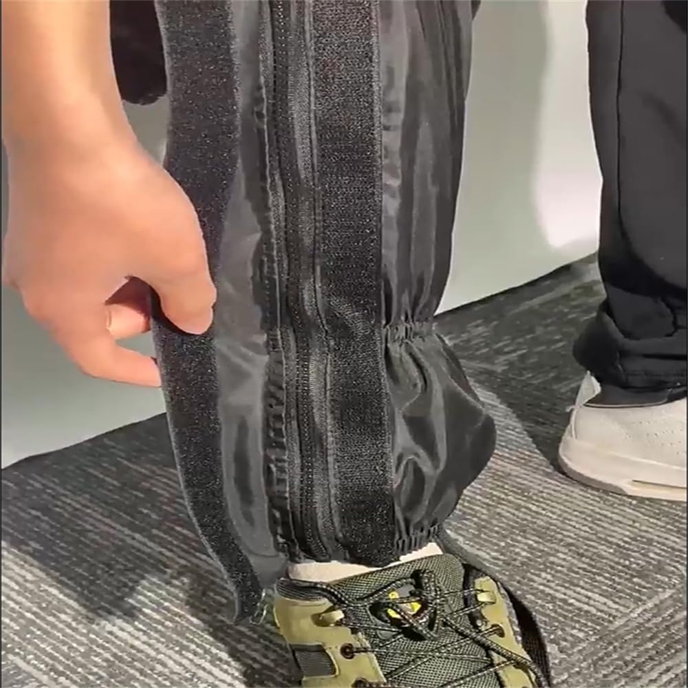 Waterproof Gaiters for Outdoor & Hiking - Protect Legs from Snow, Mud & Branches - 600D Ripstop Fabric - Adjustable - 1 Pair