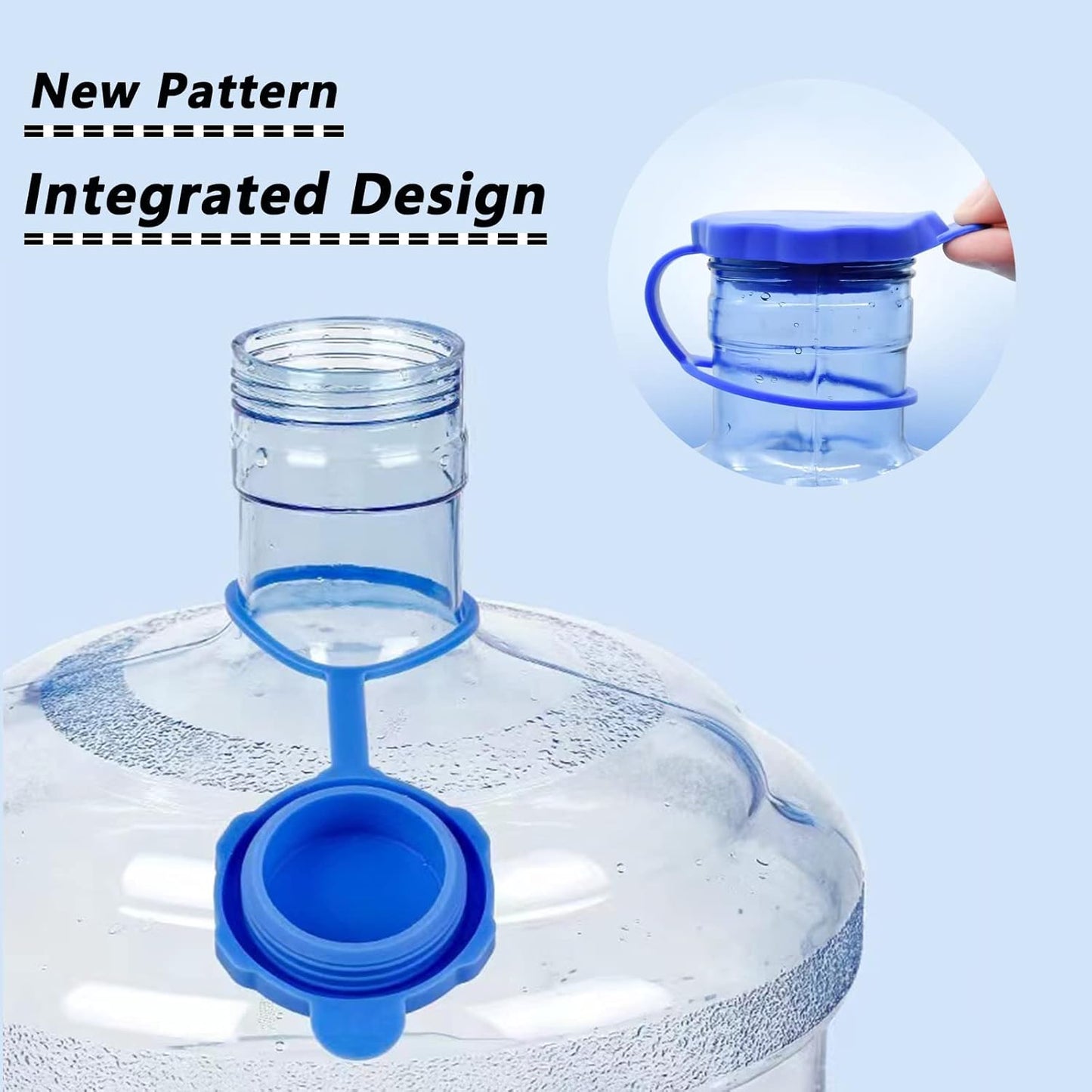 5 Gallon Water Kettle Lid Set of 4 Reusable Silicone Leakproof Bottle Lids