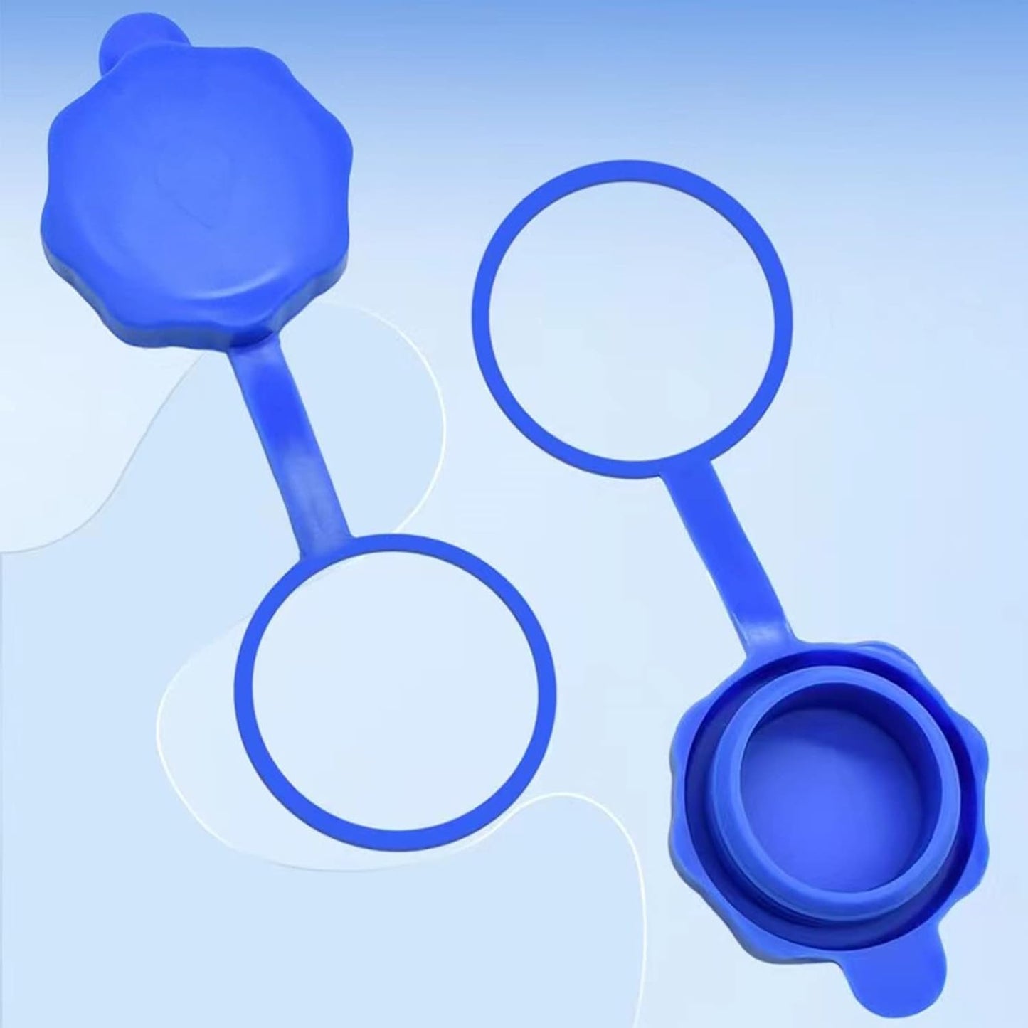 5 Gallon Water Kettle Lid Set of 4 Reusable Silicone Leakproof Bottle Lids