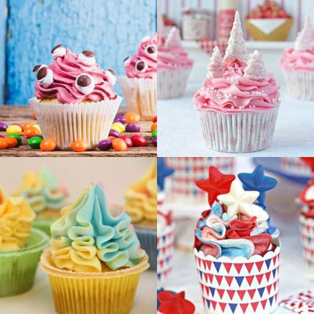 8-Piece Piping Nozzles Set for Cake Cupcake Cookies - Flower Decoration Tools