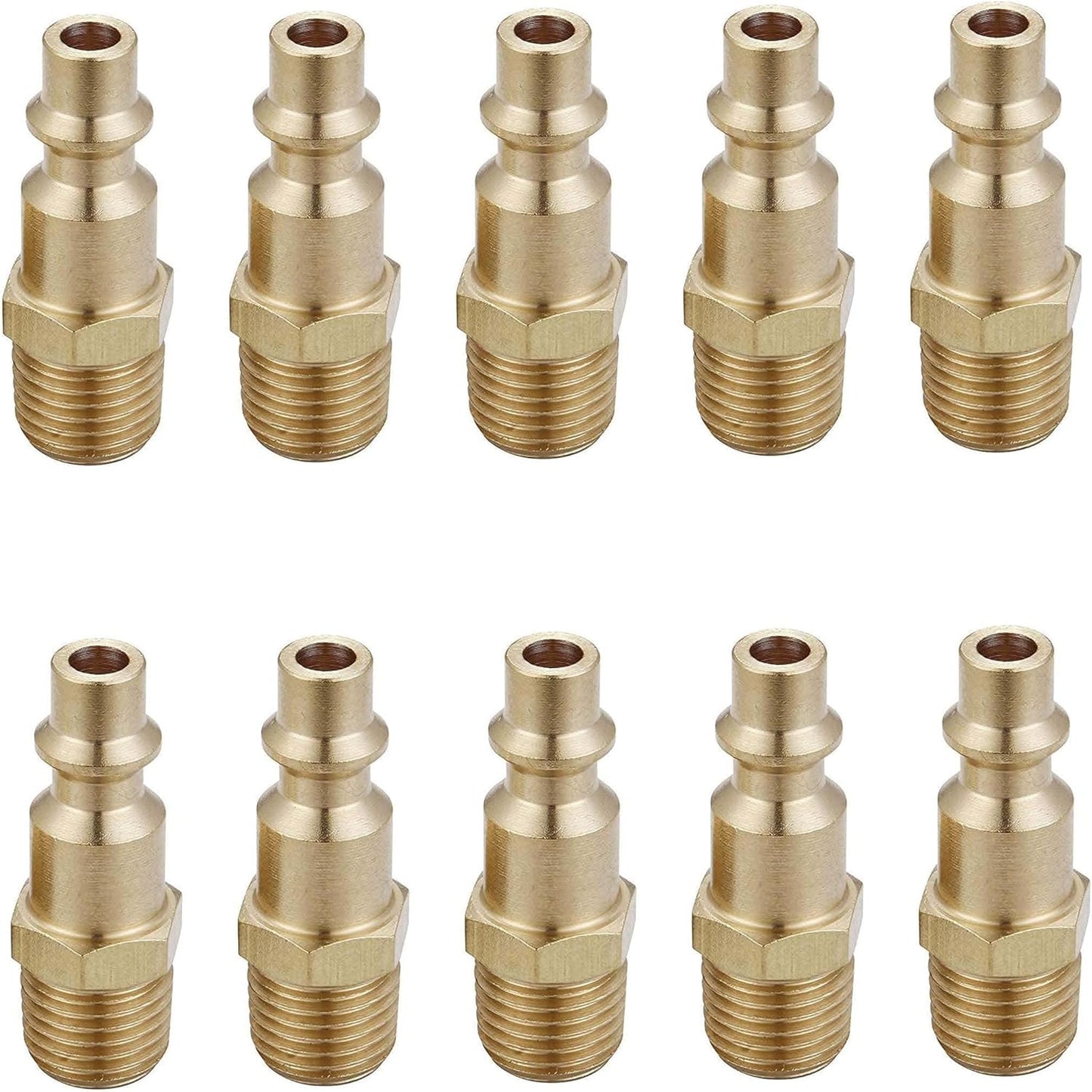 10 Pack 1/4 Inch Adapters/Connectors - General Purpose, Durable & Rustproof