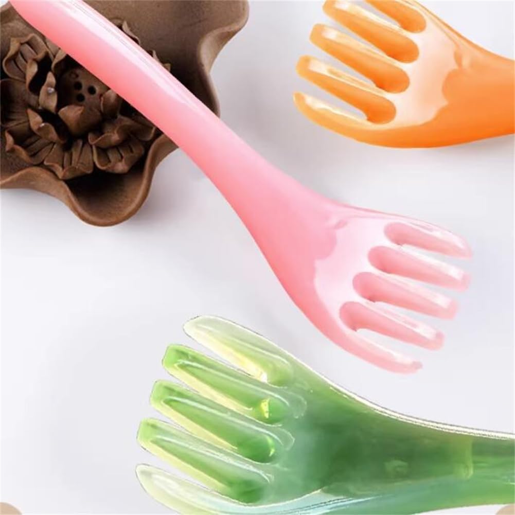 3 Piece Facial Massage Tool Set 5 Claw Face Scraper Scalp Massage Comb Body Scraper Stick for Back Neck Face Head SPA Skincare