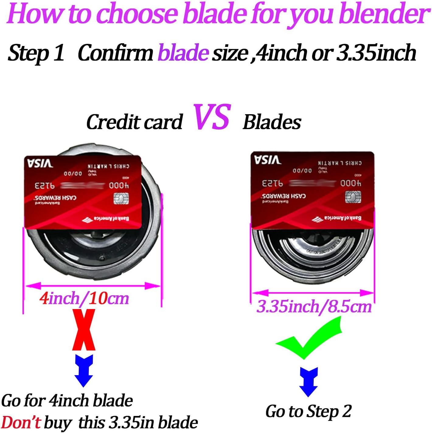 Replacement Parts for Nutri Ninja, 6Fin Blender Male Blade and cups Set for Blender BL660 BL770 BL780 BL740 etc. (5-pack)