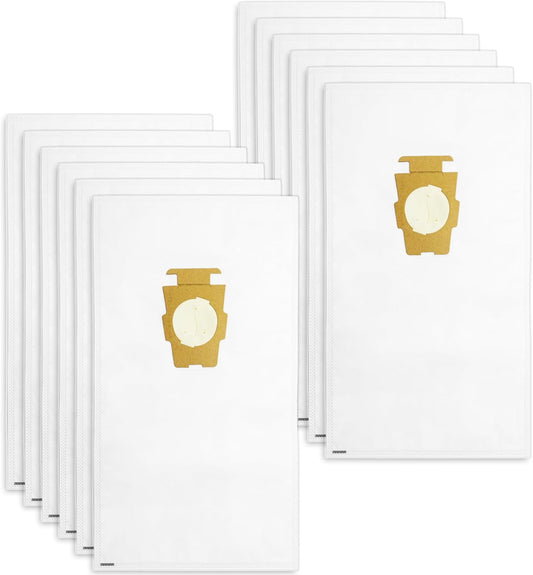 12 Pack Vacuum Bags [Model 204814] Compatible with Kirby Sentria/Avalir/Ultimate G Series | Replaces F-Style & Twist-Style 204811 205811 204808 | Replacement Parts by