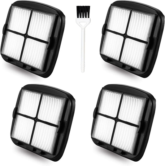 97D5 Pet Hair Eraser Filter Replacement for Bi-ssell Pet Eraser Corded Hand Vacuum 33A1B 33A1 33A1W 27K6, Replaces Part # 203-7416 203-1432 2031432, 4 Pack & 1 Brush