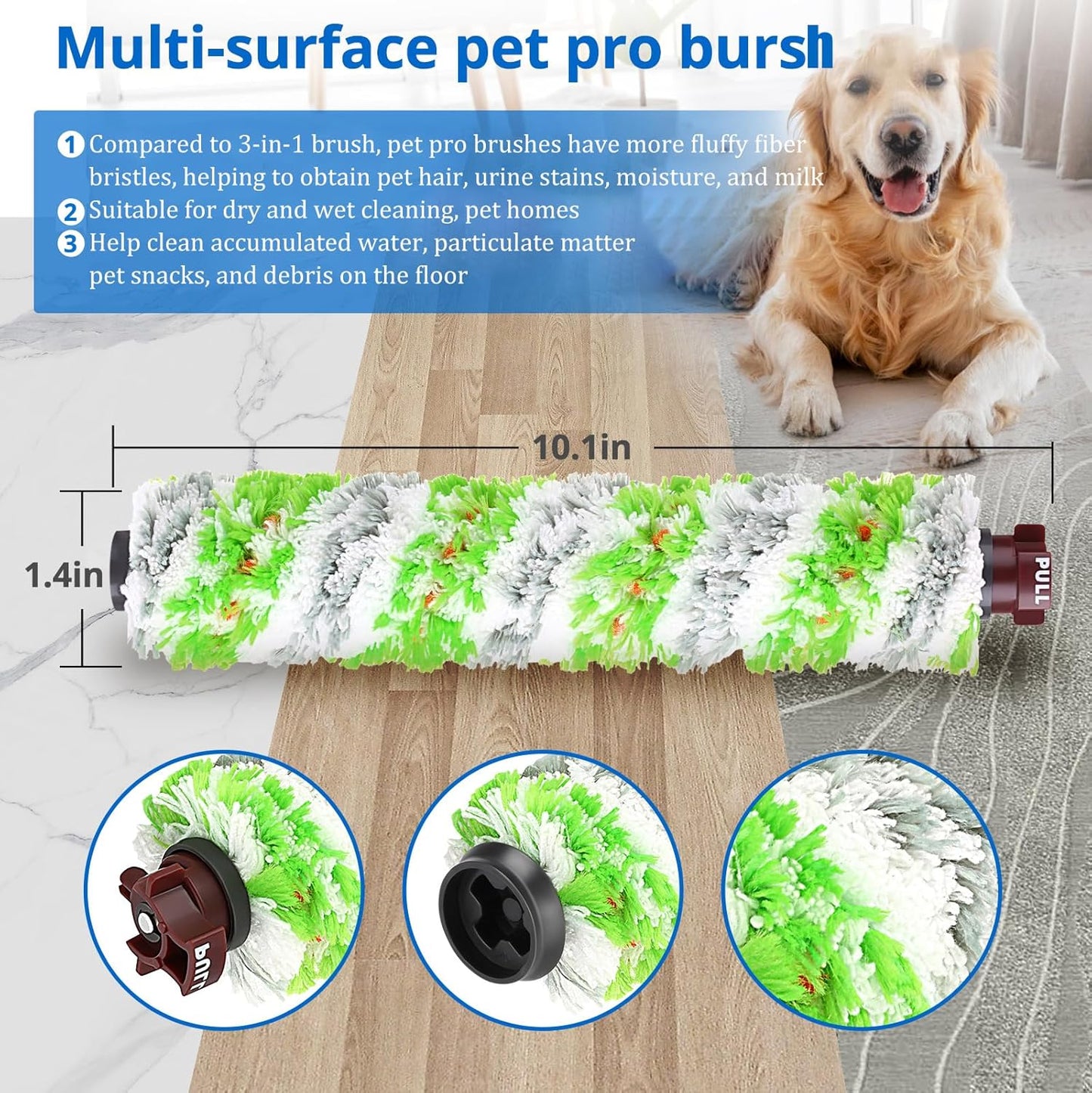 Filter Brush Replacement Compatible with Bissell CrossWave