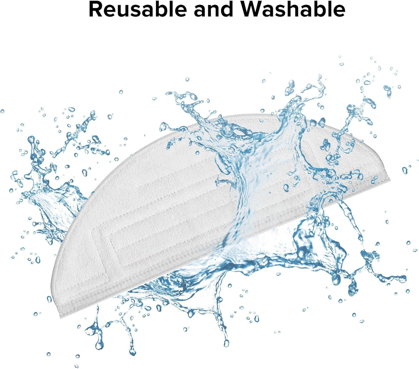 Mop Cloth for S8+ & S8 & S7 MaxV Robot Vacuum (2 Pcs)